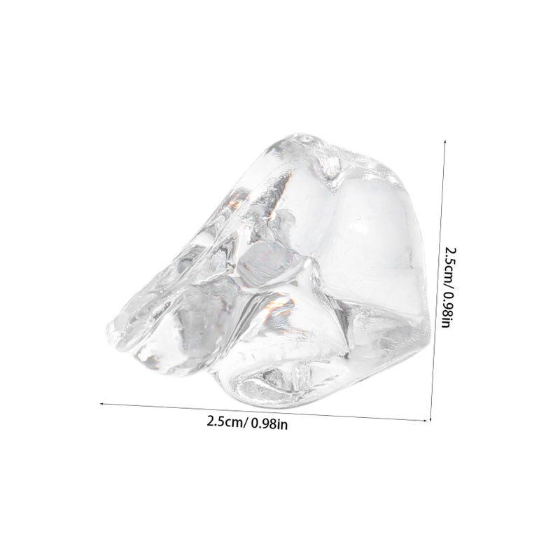 100pcs Clear Plastic Simulated Ice Cubes For Photography Vase Filler Party Wedding Decorations - Image 3