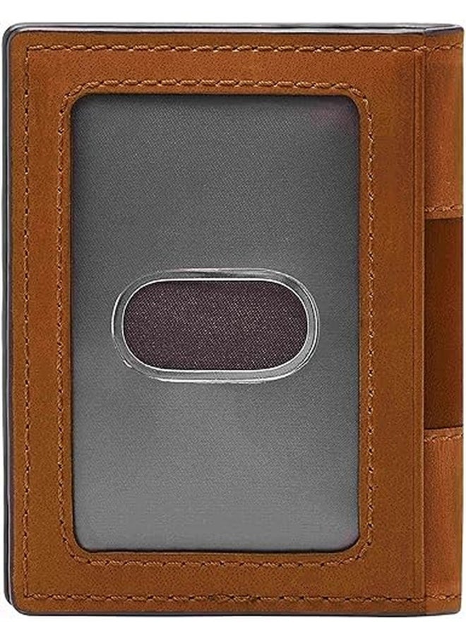 FOSSIL - Fossil Men's Joshua Vegan Cactus Slim Minimalist Bifold Front Pocket Wallet for Men - Image 1