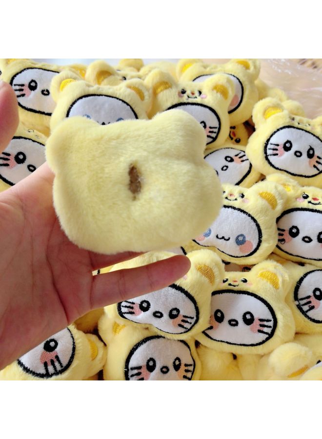Cute Cartoon Bear Head Cartoon Plush Animal DIY Accessories Decorative Accessories Hat Clothing Accessories Socks Hair Accessories-Specifications:kitty Bear Head - Image 3