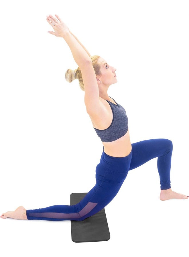 HOMESTAR Yoga Knee Pad, Elbow Cushion, Standard Mats for Pain Free Joints in Yoga, Pilates, Floor Workouts, Black - Image 4