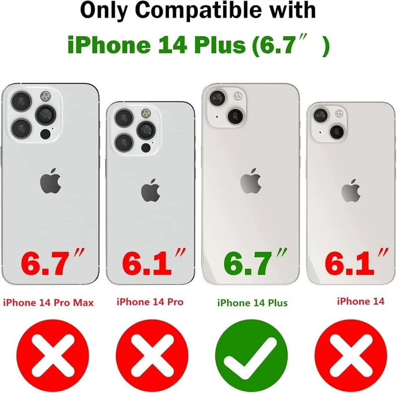 BluePeak Essentials BluePeak Matte Screen Protector for iPhone 14 Plus Anti-Glare, Anti-Fingerprint, 3D Touch, Easy Install, Matte Finish Surface ceramic film