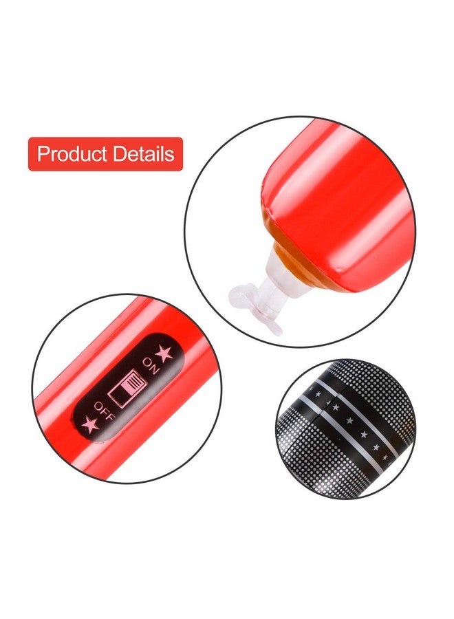 JOLLYSTYLE 24Pcs Inflatable Microphones For 80S 90S Party Favors Decorations 80S 90S Party Decorations Supplies Plastic Toy Microphone Prop For Adult - Image 4