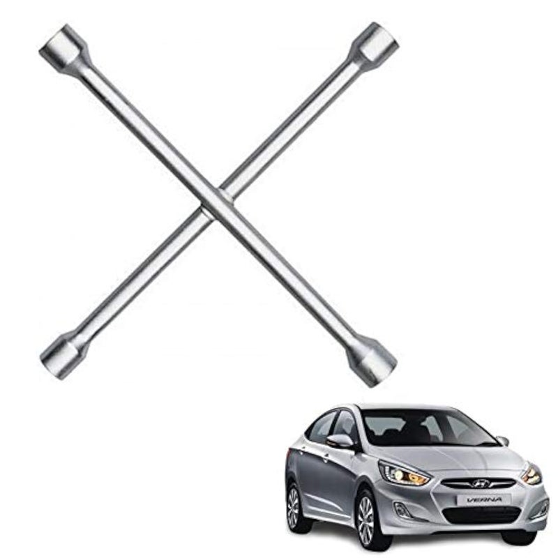 Autokaar 4 Way Car Tyre Screws Wrench Wheel Pana Spanner (17 x 18 x 19 x 21 mm) for Hyundai Verna - Image 5
