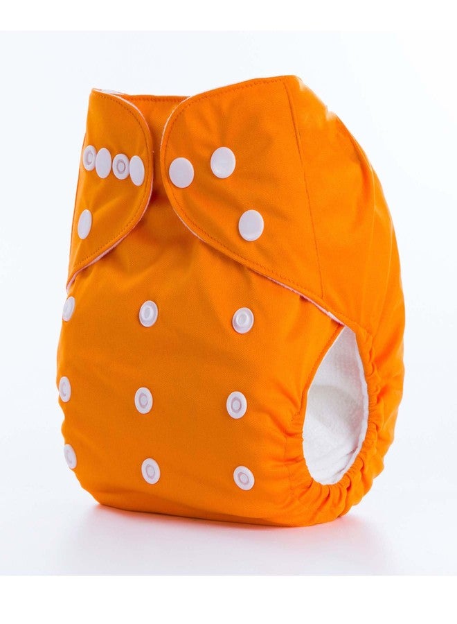 Mistic Reusable Cloth Diaper for Newborn Baby (0-12 kg) - Adjustable, Washable, Leak‑Proof, Organic Cotton, Eco‑Friendly & Gentle on Baby’s Skin (Blue, One Size, 2, count) - Image 4