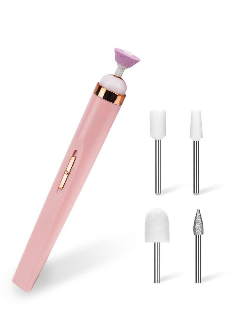 KASTWAVE Nail Set, Electric Nail File Has Positive and Negative 4 Speeds Cuticle Trimmer, Battery Operated Manicure Set and Pedicure Tools，let You Have Your Own Beauty Salon - Image 1