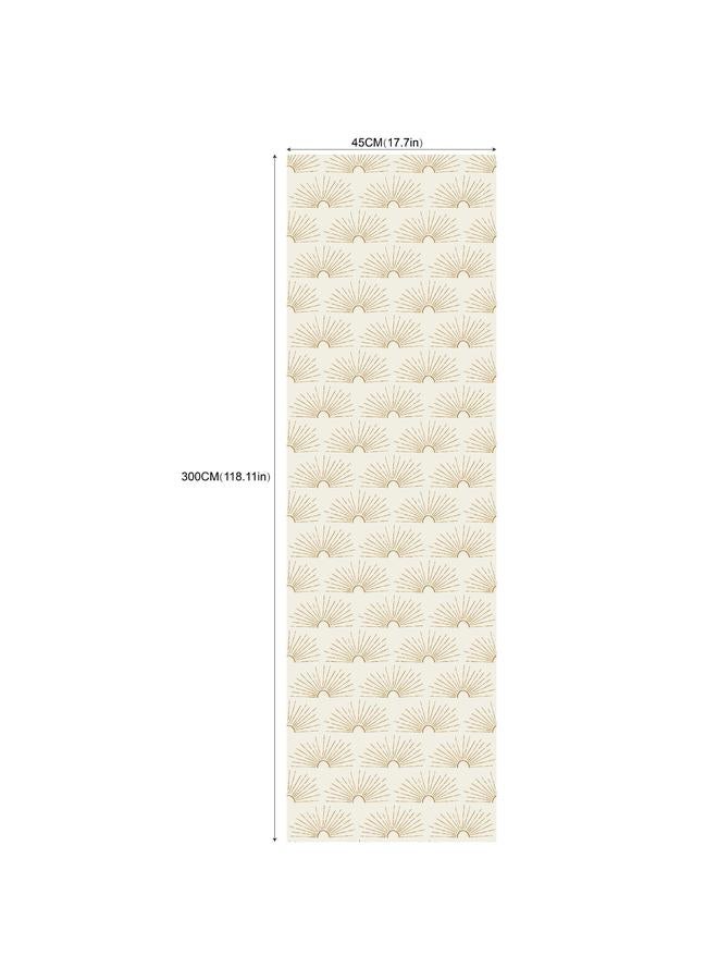 Bluejw Bohemian Sun Geometric Texture Self-adhesive Wallpaper Children's Room Background Wall Wallpaper Bedroom Porch Transformation Mural - Image 1