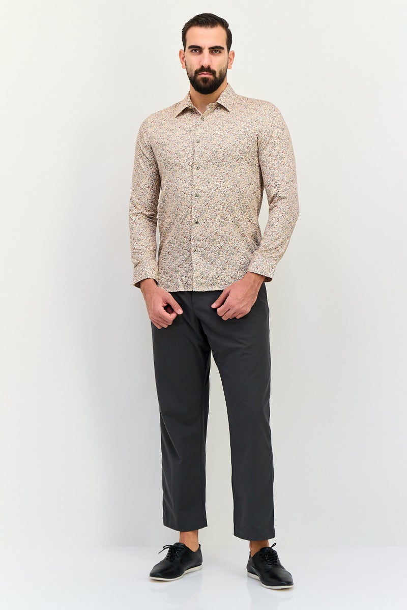 JACK & JONES قميص رجالي بأكمام طويلة بتصميم مطبوع نحيف، متعدد الألوان - Image 3