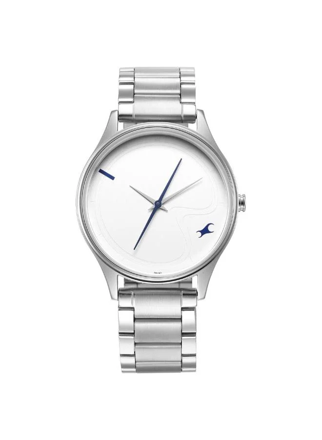 fastrack Men's Stainless Steel Analog Watch 3290SM01 - 40 mm