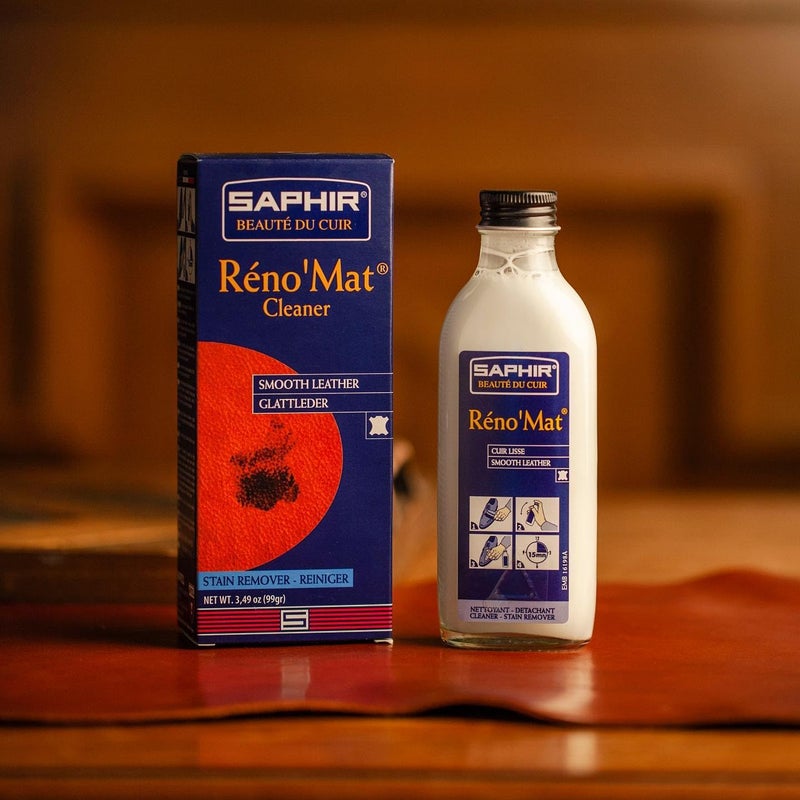 Saphir RenoMat Leather Cleaner, Conditioner and Stain Remover - 100mL - Image 2