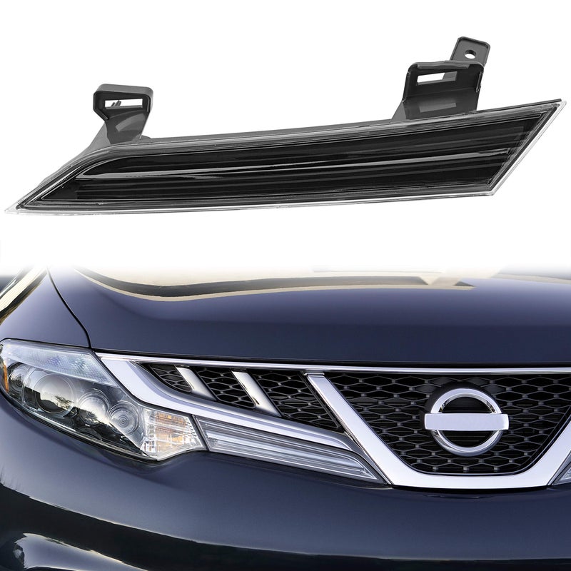لوحات عاكس المصباح الأمامي الأيسر ECOTRIC متوافقة مع نيسان مورانو 2009-2014 260631AA0BLH