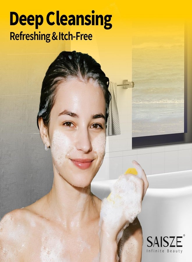 SAISZE Natural Sulfur Soap for Acne and Blackheads, Sulfur Face Wash Bar Keeps Pores Cleaner, Organic Sulphur Soap Bar Helps Oily Skin and Blemishes, 4 Ounce (Pack of 2) - Image 4