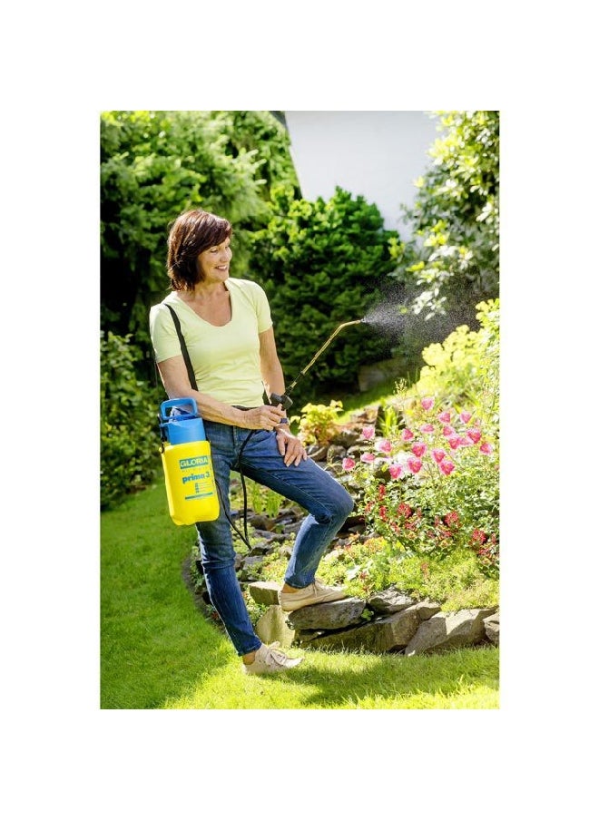 Gloria Prima 3 Pressure Sprayer with Adjustable Nozzle Blue and Yellow 3 L 000078.0000  - Image 2