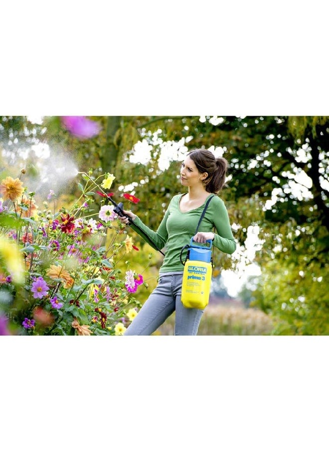 Gloria Prima 3 Pressure Sprayer with Adjustable Nozzle Blue and Yellow 3 L 000078.0000  - Image 3