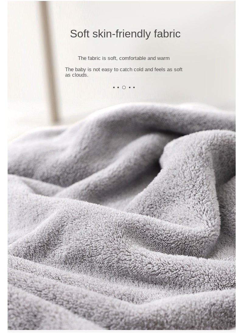 Generic - 1-Piece Lovely Grey Elephant Baby Blanket - Image 1