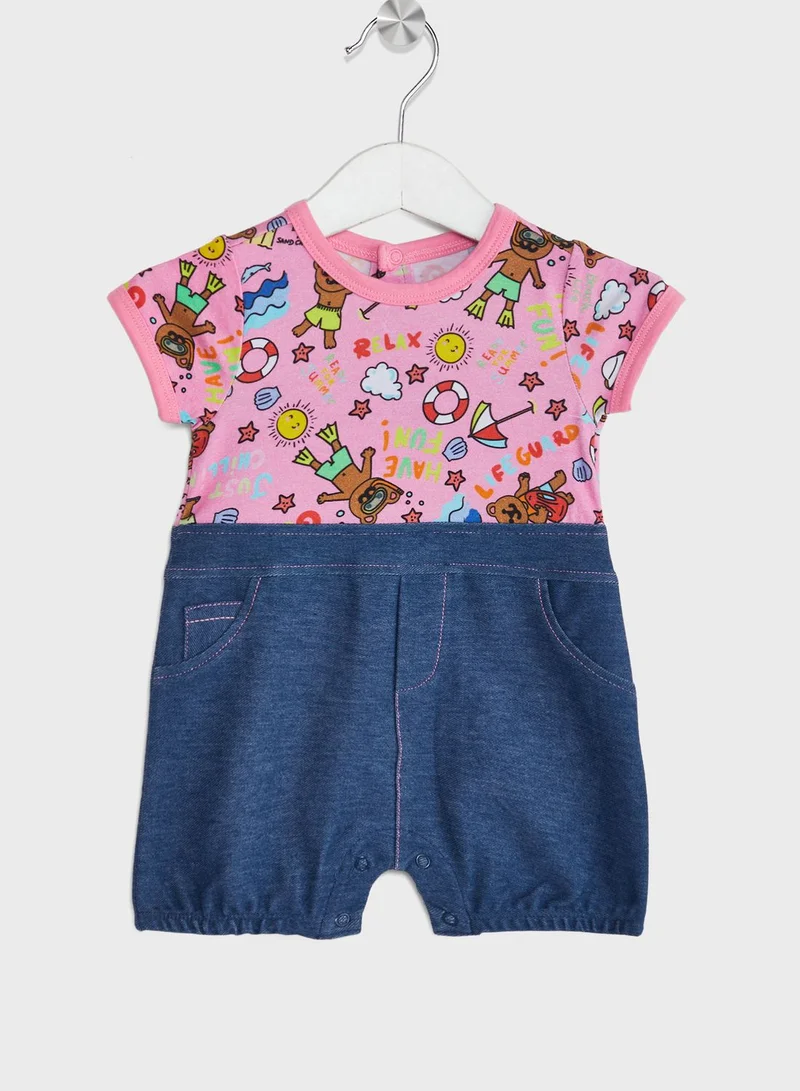 GUESS Infant Summer Days Print Romper