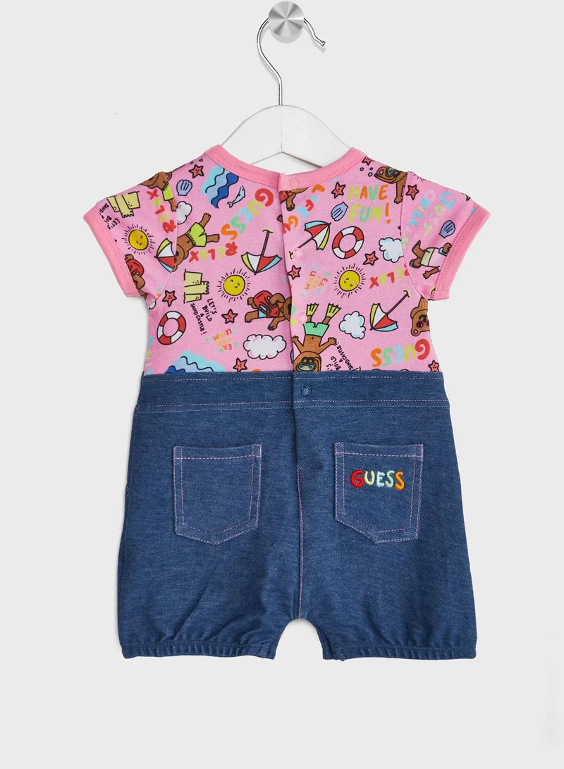 GUESS Infant Summer Days Print Romper