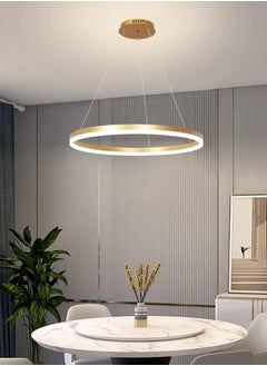 Modern Led Gold Chandelier, 1 Ring Contemporary Led Chandelier Circular Pendant Light, Dimmable Hanging Ceiling Light Fixture for Living Dining Room Bedroom Staircase Foyer, 3000-6000K,34W. - pzsku/Z6B9A60522DCAF9666751Z/45/_/1704724452/9c44936a-254b-4514-9f66-8028b9b60673