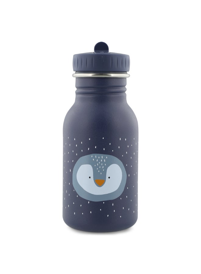 Trixie Stainless Steel Water Bottle - 350ml - Mr. Penguin - Image 1