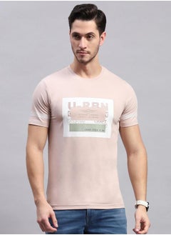 Monte Carlo Regular Fit Printed Round Neck TShirt by Styli  - Image 1