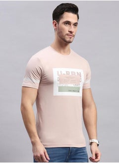 Monte Carlo Regular Fit Printed Round Neck TShirt by Styli  - Image 3