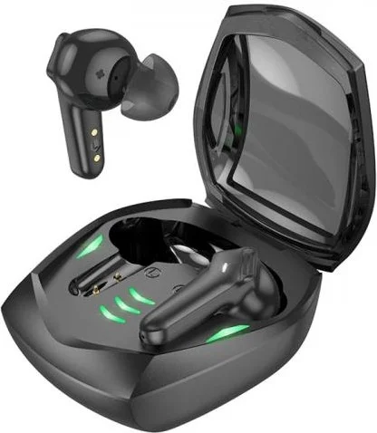 بولهاموبيل Polham BT5.3V Bluetooth Headset with Game Mode, No Sound Delay, Microphone, Long Charging, Gaming Headset
