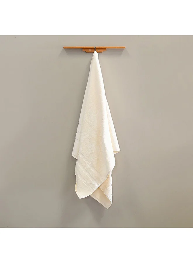 DANUBE HOME Danube Home Flossy Advance Bath Towel 100% Cotton 650 gsm Quick Dry Plush Bath Sheet Ultra Soft Highly Absorbent Daily Usage Towels For Bathroom Gym L 70 x W 142 Cm-Light Brown