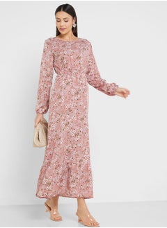 Ditsy Print Dress