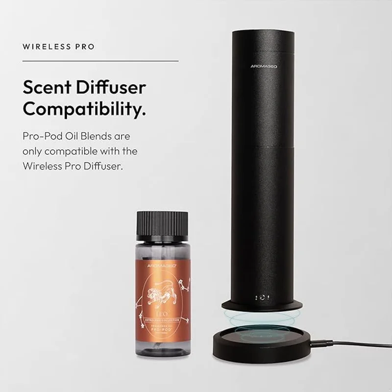 Aroma360  Leo Pro-Pod Oil Blend - Astrology Inspired for Luxury Essential Oil Diffusers - Aromatherapy Scent Diffuser Oil - Valencia Bloom, Cinnamon Bark, and Rose Gold - 50 mL, 1.7 fl oz  | Best Price UAE