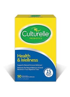 Culturelle Health & Wellness Daily Probiotic For Women & Men 50 Count 15 Billion Cfus & A Proveneffective Probiotic Strain Support Your Immune System Gluten Free Soy Free Nongmo  - Image 1