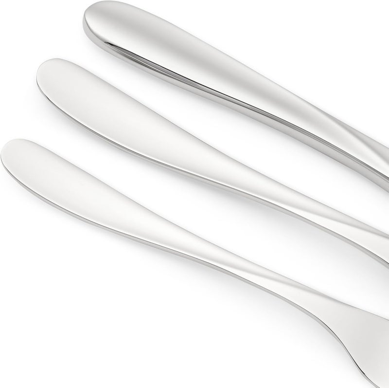 Spode طقم أدوات المائدة من سبود كيت كيمب 20 قطعة من الفولاذ المقاوم للصدأ 1810 آمن في غسالة الصحون أدوات تقديم متعددة الاستخدامات مثالية للمقبلات والحلويات والوجبات الخفيفة مثالية للمنزل والتجمعات - Image 2