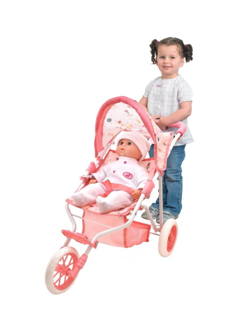 dolls world - Dolls World - 3 Wheel Dolls Stroller - Image 1
