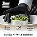 1st Choice Nitrile Gloves Disposable LatexFree Black 5 Mil for Cooking Cleaning Auto Food Prep Large Case of 1000 - Image 4