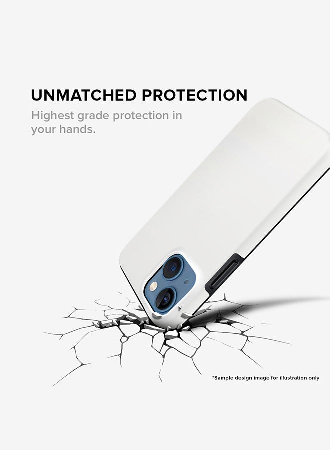 Tough Pro Case for iPhone 15 Plus Dual Layer Hybrid PC TPU Customized Mobile Cover Matte Finish Phone Case - Faz3 Icon Grey