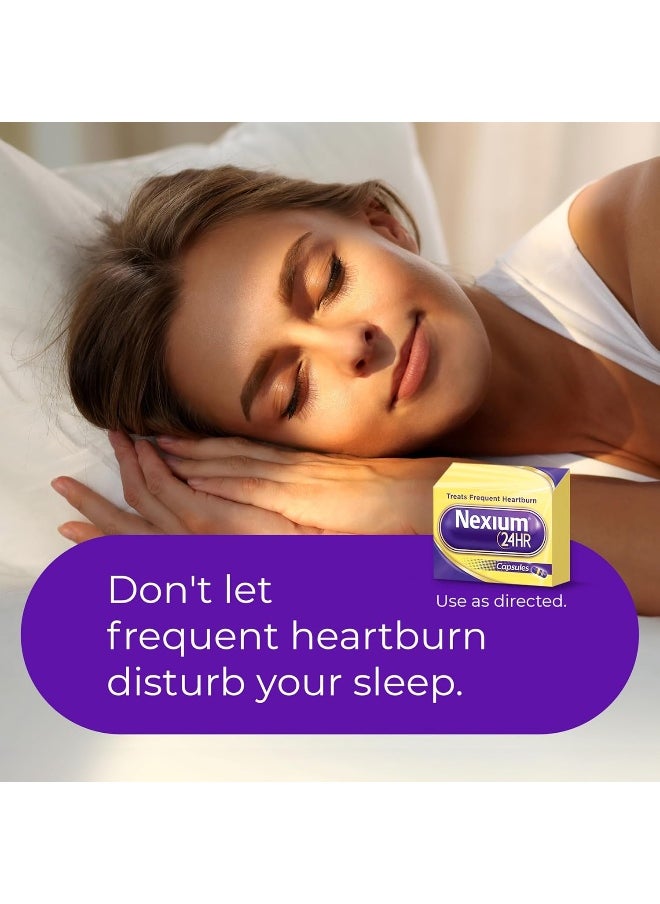 NEXIUM 24Hr Treats frequent heartburn 42 Capsules Pack Of 1  - Image 5