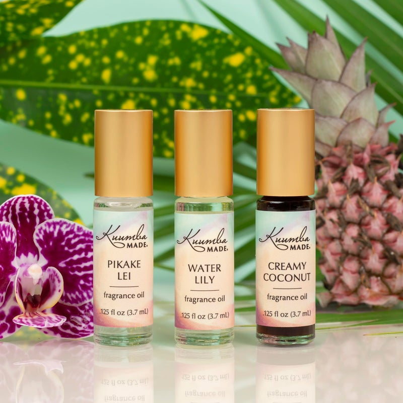 Kuumba Made Pikaki Lei Fragrance Oil Roll-On 0.125 fl oz (3.7ml) | Rollerball Perfume | Alcohol Free - Image 2