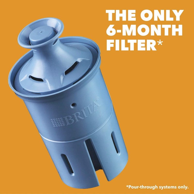 Brita Elite Water Filter Replacement for Pitchers and Dispensers, BPA-Free, Reduces 99% of Lead, Lasts Six Months or 120 Gallons, Includes 1 Pitcher Replacement Filter - Image 3