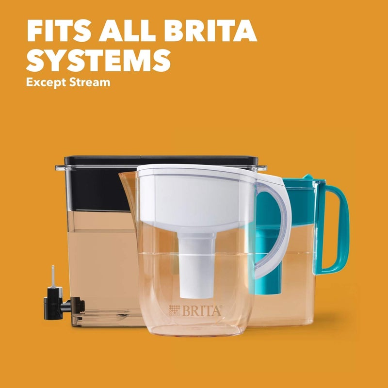 Brita Elite Water Filter Replacement for Pitchers and Dispensers, BPA-Free, Reduces 99% of Lead, Lasts Six Months or 120 Gallons, Includes 1 Pitcher Replacement Filter - Image 5
