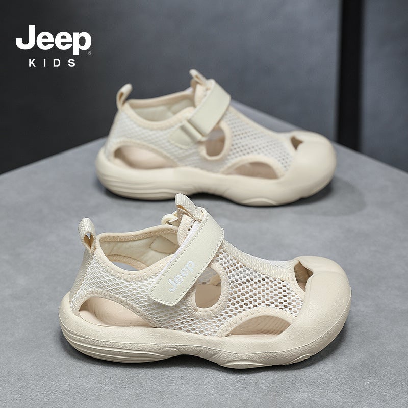 Jeep Girls Sports Sandals 2025 Comfortable Lightweight Children'S Top-Covered Mesh Breathable Sandals All-Match - Image 5