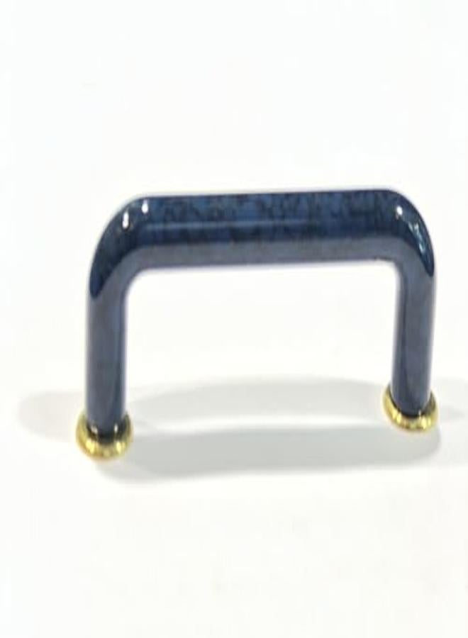 مقبض مطبخ وخزانة لون كحلي باللون الأسود خامة بلاستك قاعدة نحاس لو نحاس صناعة القدة تايوان طول 7.9 سم يعتبر 79 ملي - Image 3