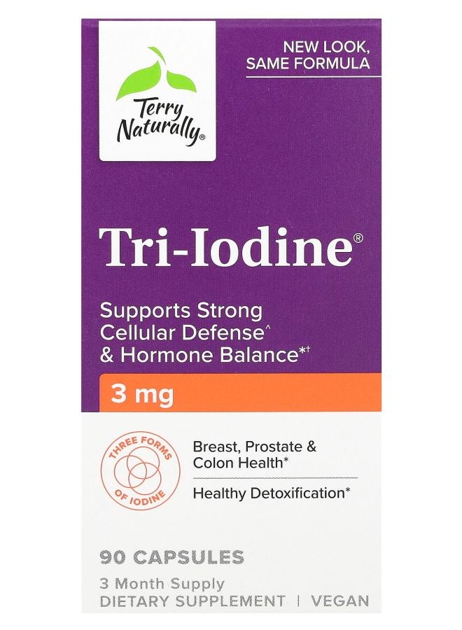 Terry Naturally Tri-Iodine 3 mg 90 Capsules