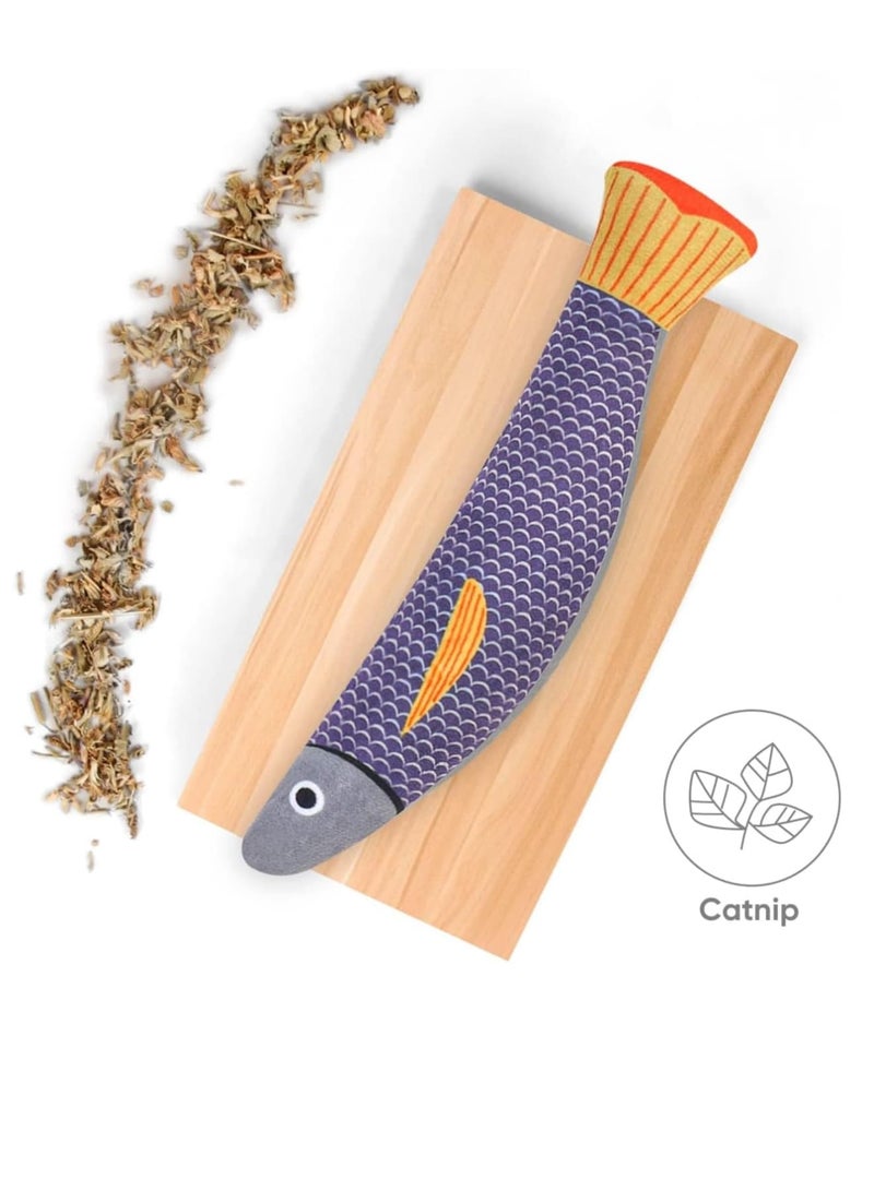 Zikra Pcs Catnip Toy Plush Cat Toys with Jingly Bell Bite Resistant Chew Toys Catnip Filled Cartoon Cat Teething Chew Toy - Image 5