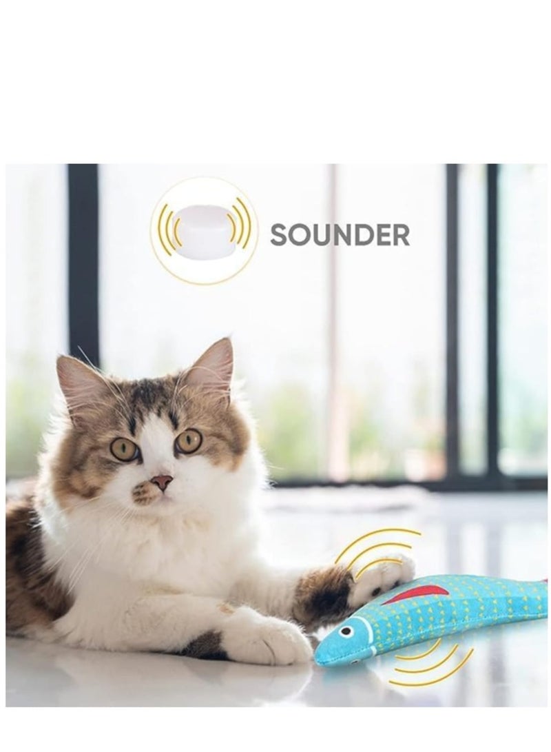 Zikra Pcs Catnip Toy Plush Cat Toys with Jingly Bell Bite Resistant Chew Toys Catnip Filled Cartoon Cat Teething Chew Toy - Image 4