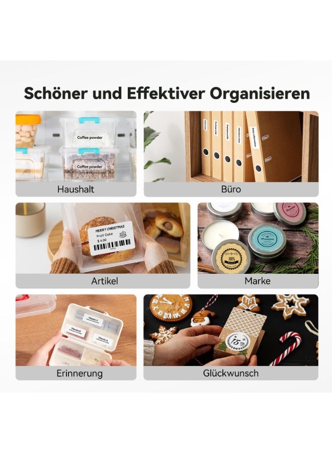 NIIMBOT B21 Pro Label Maker 300DPI Portable Label Printer Bluetooth Sticker Printer - Image 4