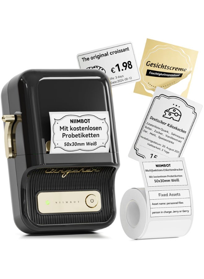 NIIMBOT B21 Pro Label Maker 300DPI Portable Label Printer Bluetooth Sticker Printer - Image 1