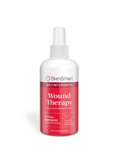 SkinSmart Antimicrobial Wound Therapy, Hypochlorous Acid Safely Removes Bacteria So Wounds Can Heal, 8 Ounce Clear Spray  - Image 1