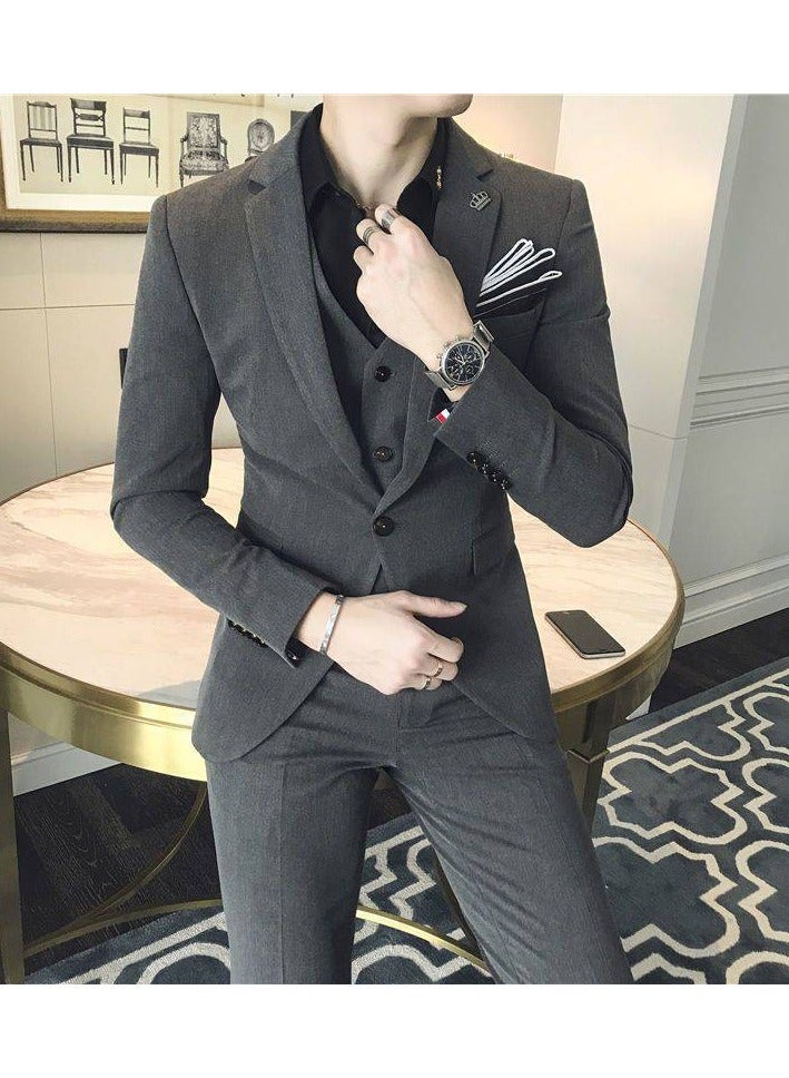 KUYING New Business Casual Slim-fit Men's Suit Sets  - Image 1