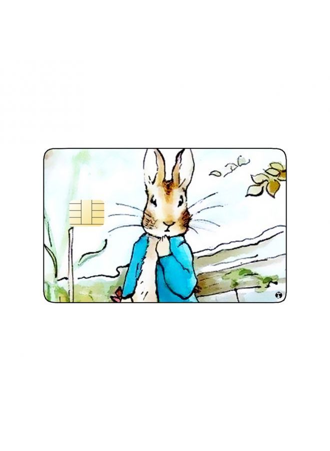 RKN PRINTED BANK CARD STICKER Cute Rabbit Drawing In Farm - Image 2