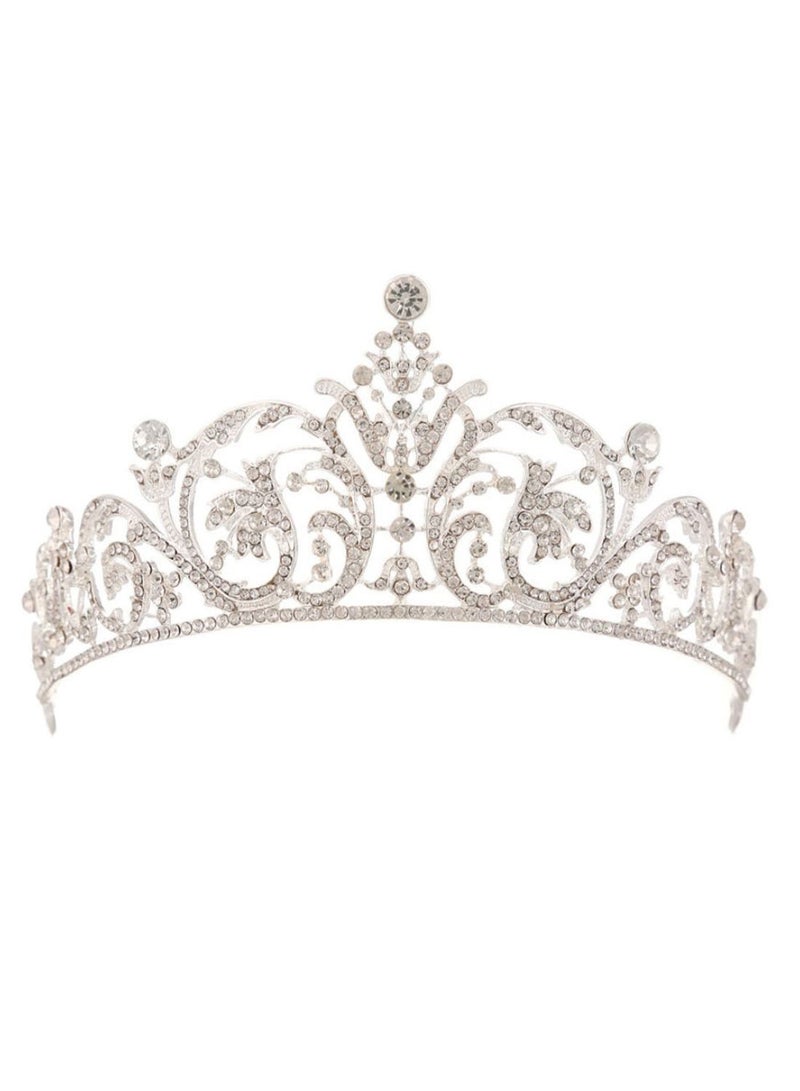 NIBEMINENT Bridal Rhinestone Hair Crown 