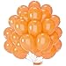 PartyWoo Pearl Orange Balloons 50pcs 12 Inch Fall Pumpkin Latex Balloons for Graduation Thanksgiving Halloween Little Cutie Baby Shower Birthday Wedding Fall Themed Party Decorations OrangeZ28 - Image 2