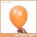 PartyWoo Pearl Orange Balloons 50pcs 12 Inch Fall Pumpkin Latex Balloons for Graduation Thanksgiving Halloween Little Cutie Baby Shower Birthday Wedding Fall Themed Party Decorations OrangeZ28 - Image 4